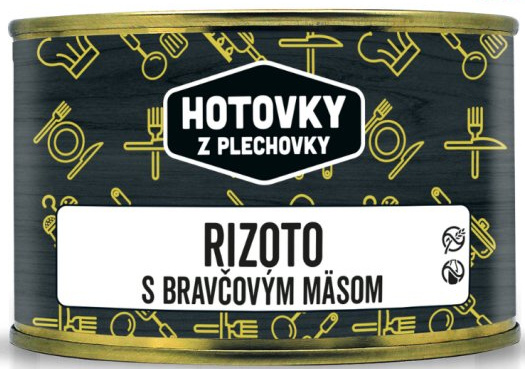 HOTOVKY Z PLECHOVKY Rizoto s bravčovým mäsom 400g