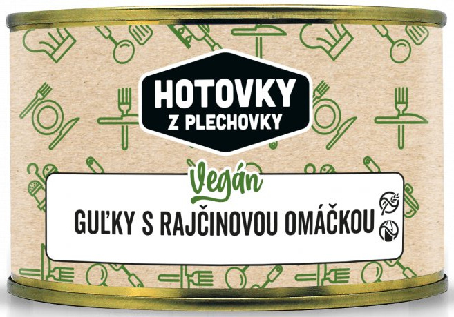 HOTOVKY Z PLECHOVKY Vegan guľky v rajčinovej omáčke 400g