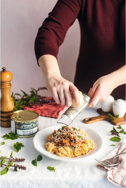 HOTOVKY Z PLECHOVKY Bolognese mäsová omáčka 2 porcie 400g