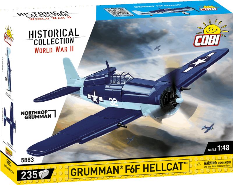 COBI Stavebnica HC WW2 Grumman F6F Hellcat (COBI-5883)