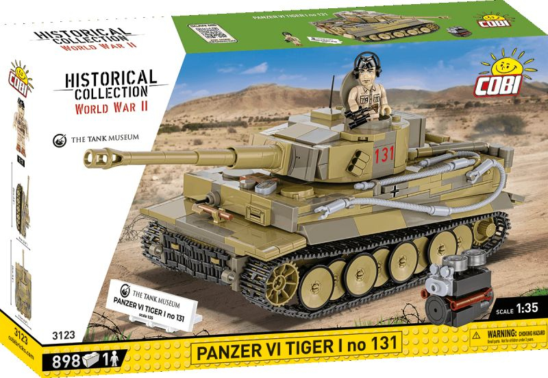 COBI Stavebnica HC WW2 Panzer VI Tiger I no 131 (COBI-3123)