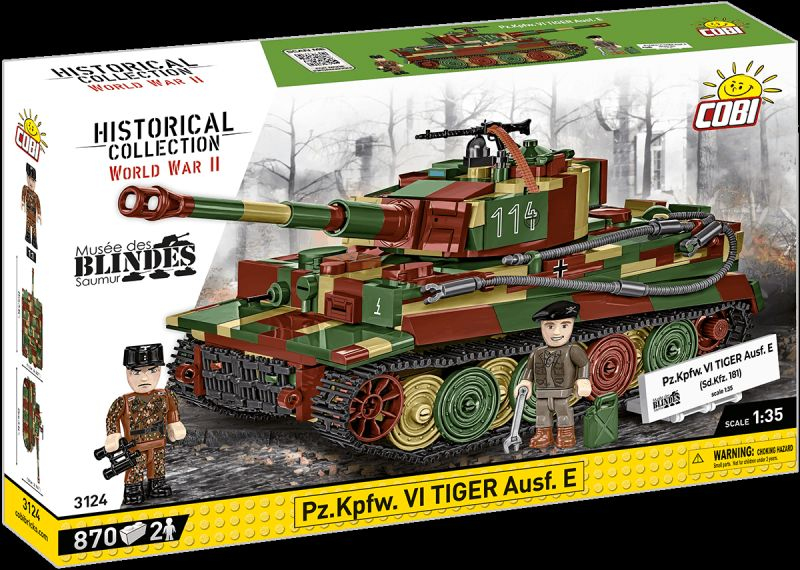 COBI Stavebnica HC WW2 Pz.Kpfw. VI Tiger Ausf E (COBI-3124)