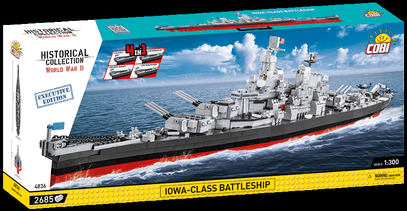 COBI Stavebnica HC WW2 Iowa-Class Battleship Executive Edition (COBI-4836)