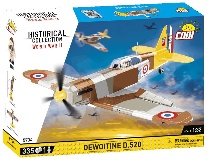 COBI Stavebnica HC WW2 Dewoitine D.520 (COBI-5734)