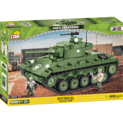 COBI Stavebnica WW2 M24 Chaffee (COBI-2543)