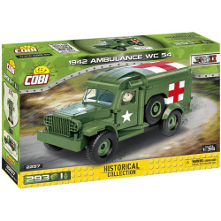 COBI Stavebnica WW2 1942 Ambulance WC 54 (COBI-2257)