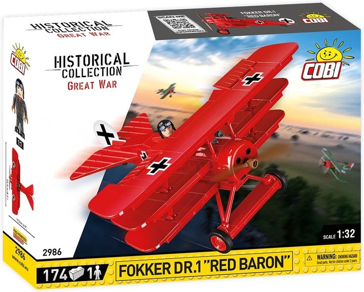 COBI Stavebnica GW Fokker Dr. I Red Baron (COBI-2986)