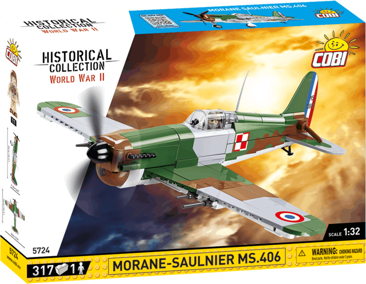 COBI Stavebnica WW2 Morane-Saulnier MS.406 (COBI-5724)