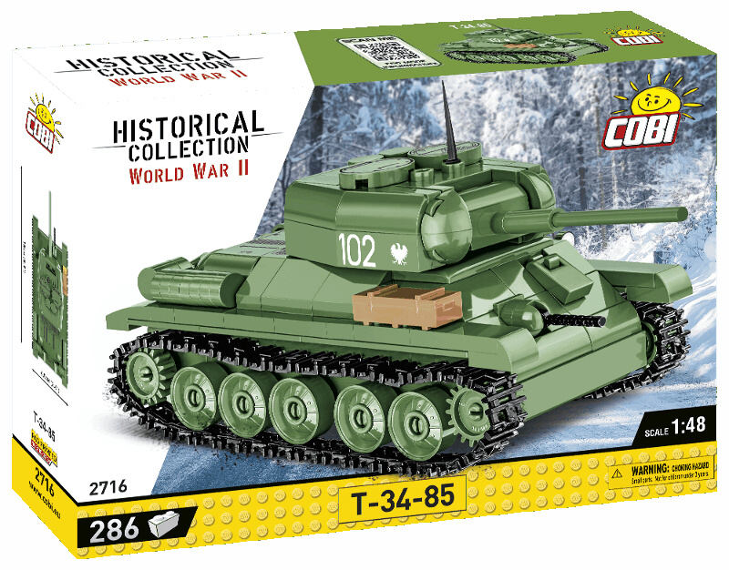 COBI Stavebnica WW2 T-34-85 (COBI-2716)