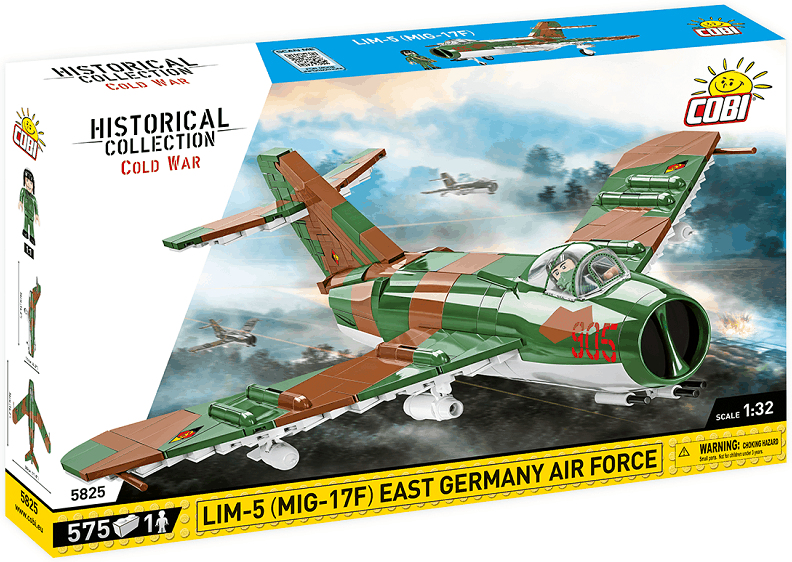 COBI Stavebnica CW LIM-5 (MIG 17-F) East Germany Air Force (COBI-5825)