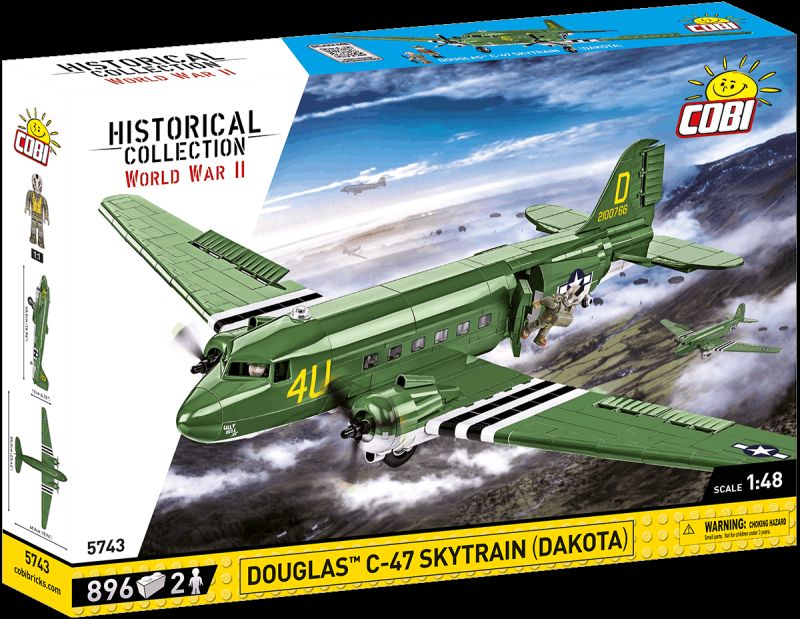 COBI Stavebnica HC WW2 Douglas C-47 Skytrain (Dakota) (COBI-5743)