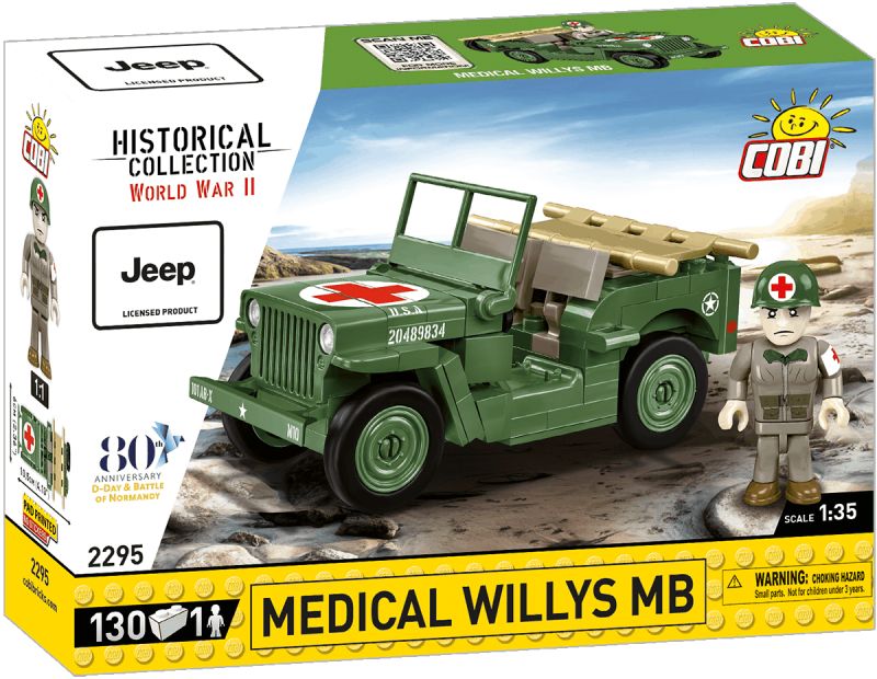 COBI Stavebnica HC WW2 Medical Willys MB (COBI-2295)