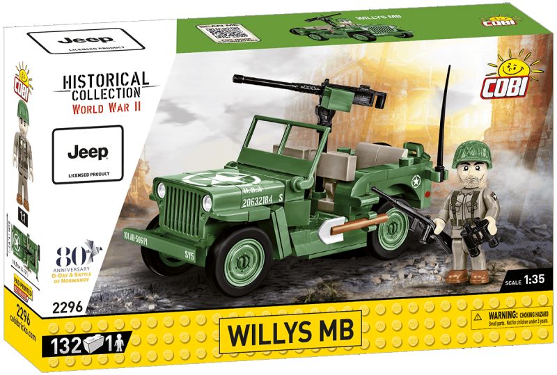 COBI Stavebnica HC WW2 Willys MB (COBI-2296)