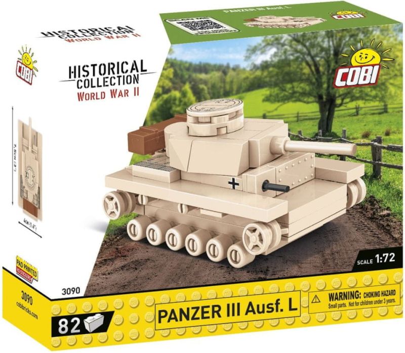 COBI Stavebnica HC WW2 Panzer III Ausf.L 1:72 (COBI-3090)