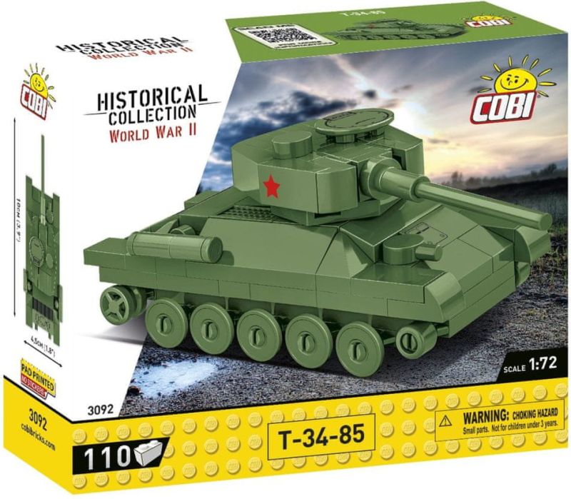 COBI Stavebnica HC WW2 T-34-85 1:72 (COBI-3092)