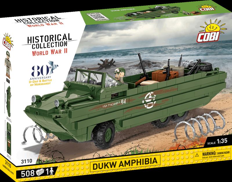 COBI Stavebnica HC WW2 DUKW Amphibia (COBI-3110)