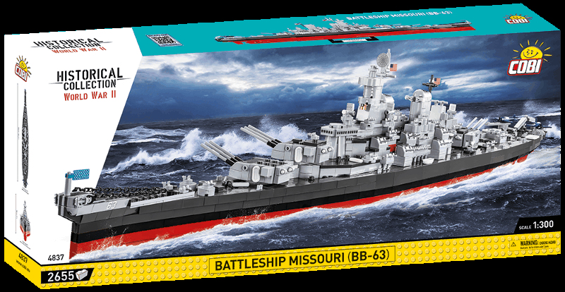 COBI Stavebnica HC WW2 Battleship Missouri (BB-63) (COBI-4837)