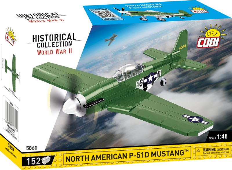 COBI Stavebnica HC WW2 North American P-51D Mustang (COBI-5860)