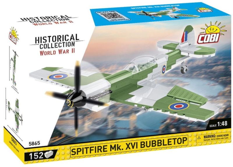 COBI Stavebnica HC WW2 Spitfire Mk. XVI Bubbletop (COBI-5865)