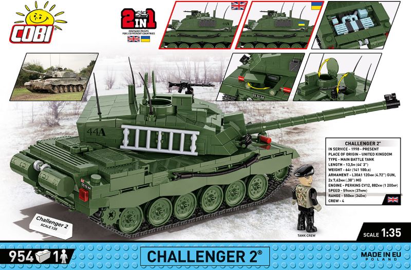 COBI Stavebnica AF Challenger 2 (COBI-2627)