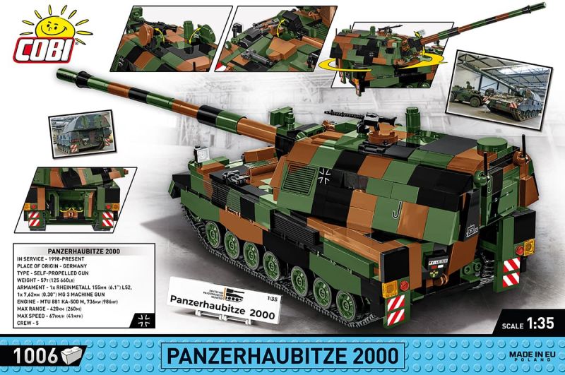 COBI Stavebnica AF Panzerhaubitze 2000 (COBI-2628)