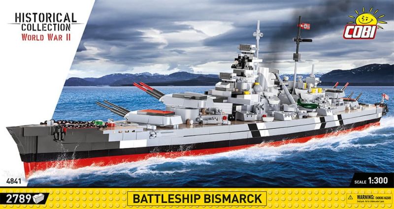 COBI Stavebnica HC WW2 Battleship Bismarck (COBI-4841)