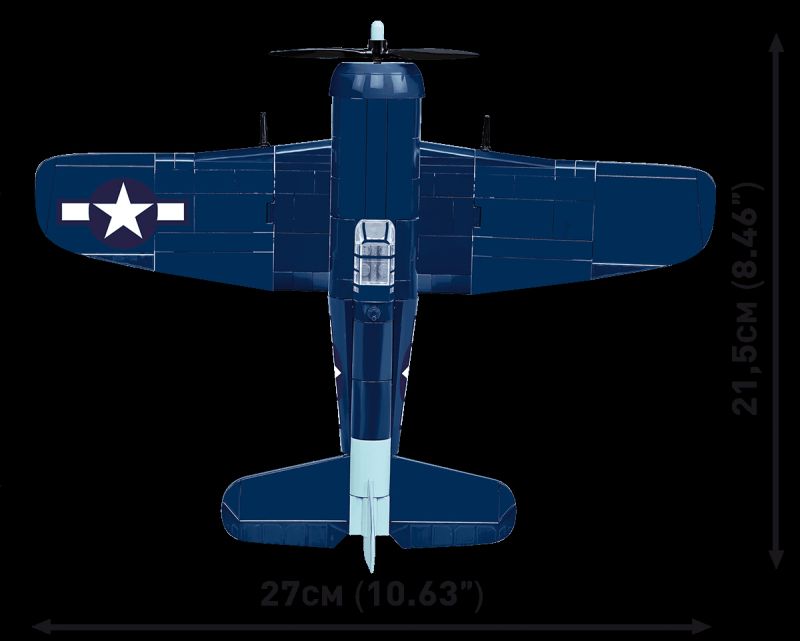 COBI Stavebnica HC WW2 Grumman F6F Hellcat (COBI-5883)