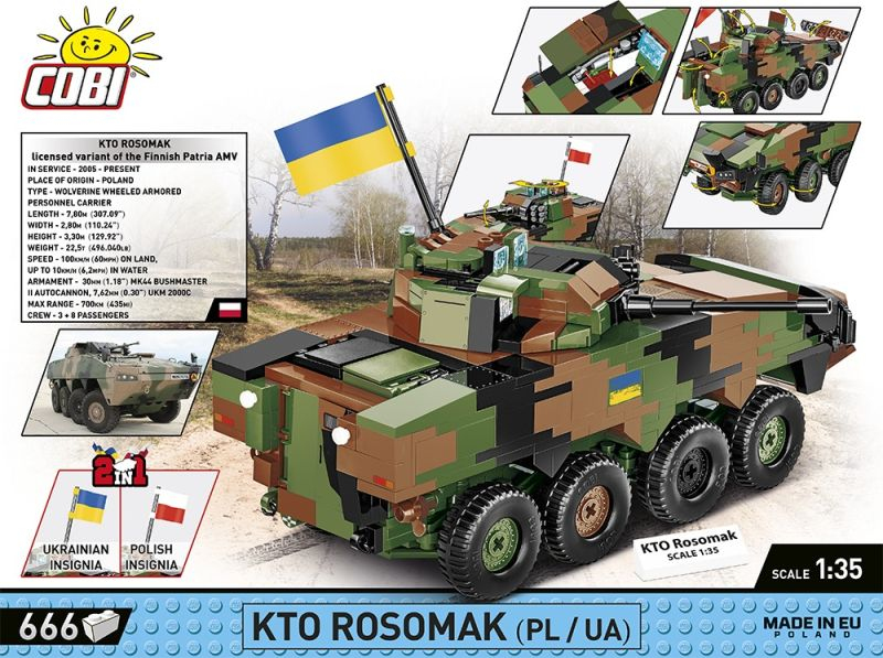 COBI Stavebnica AF KTO Rosomak (PL/UA) (COBI-2629)
