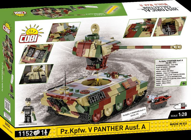 COBI Stavebnica HC WW2 Pz.Kpfw. V Panther Ausf. A (COBI-2654)