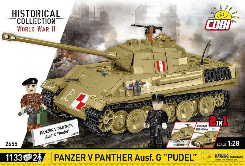 COBI Stavebnica HC WW2 Panzer V Panther Ausf. G 'Pudel' (COBI-2655)