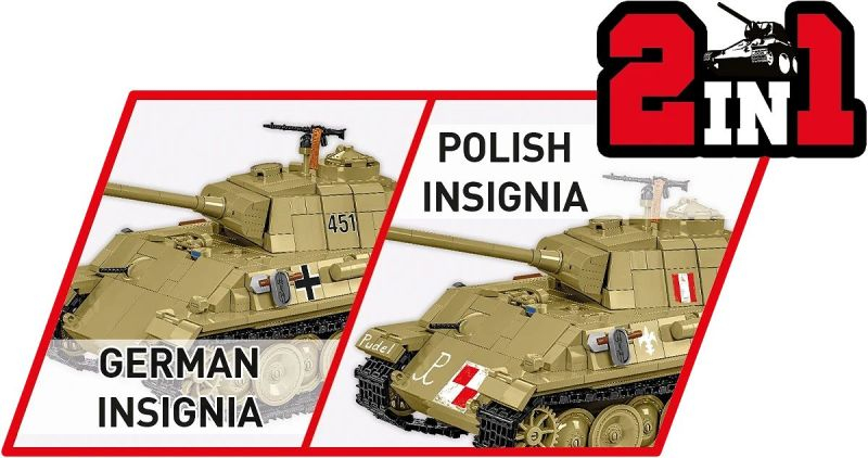 COBI Stavebnica HC WW2 Panzer V Panther Ausf. G 'Pudel' (COBI-2655)