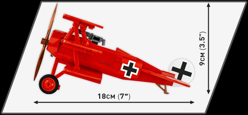 COBI Stavebnica HC GW Fokker Dr. I 'Red Baron' (COBI-2996)