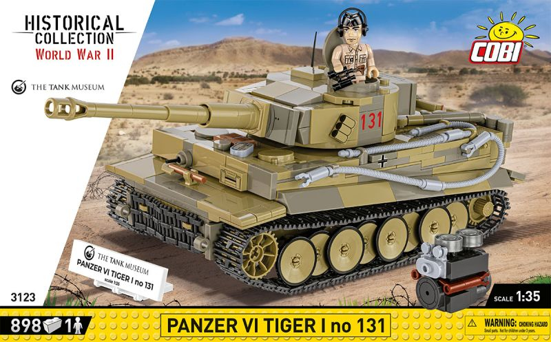 COBI Stavebnica HC WW2 Panzer VI Tiger I no 131 (COBI-3123)