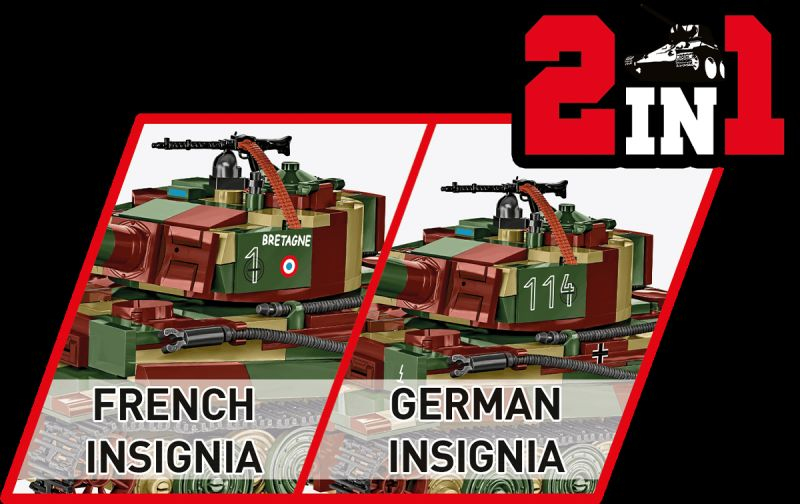 COBI Stavebnica HC WW2 Pz.Kpfw. VI Tiger Ausf E (COBI-3124)