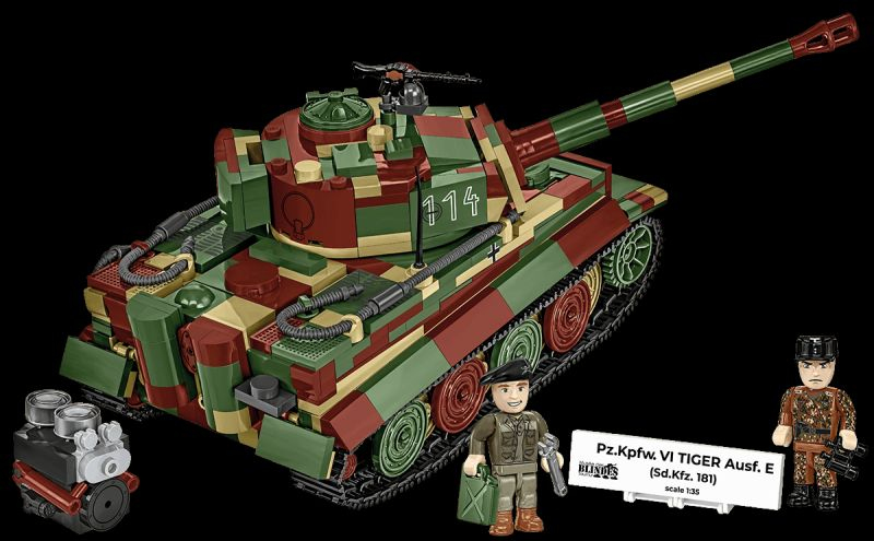 COBI Stavebnica HC WW2 Pz.Kpfw. VI Tiger Ausf E (COBI-3124)