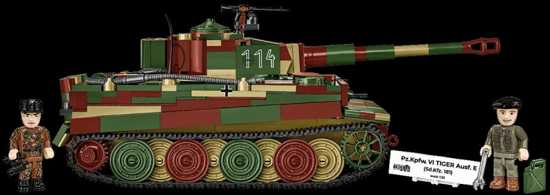 COBI Stavebnica HC WW2 Pz.Kpfw. VI Tiger Ausf E (COBI-3124)