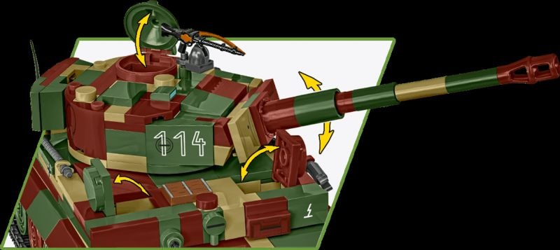 COBI Stavebnica HC WW2 Pz.Kpfw. VI Tiger Ausf E (COBI-3124)