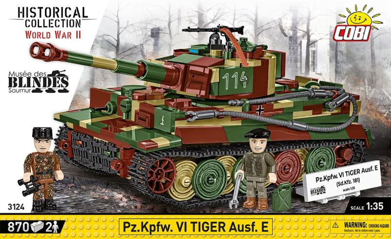 COBI Stavebnica HC WW2 Pz.Kpfw. VI Tiger Ausf E (COBI-3124)
