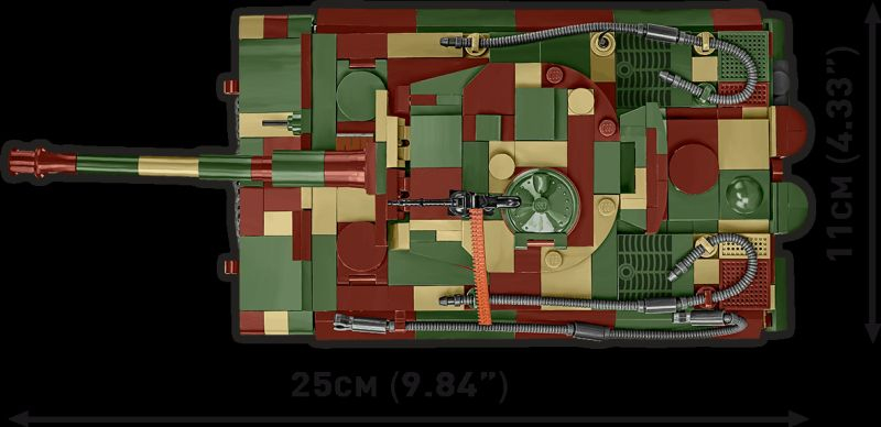 COBI Stavebnica HC WW2 Pz.Kpfw. VI Tiger Ausf E (COBI-3124)