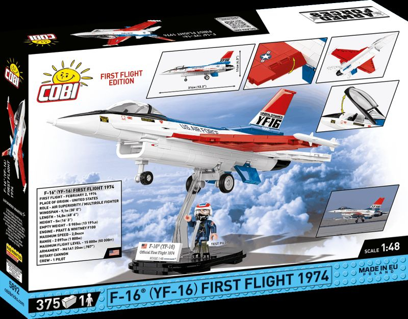 COBI Stavebnica AF F-16 (YF-16) First Flight 1974 (COBI-5892)