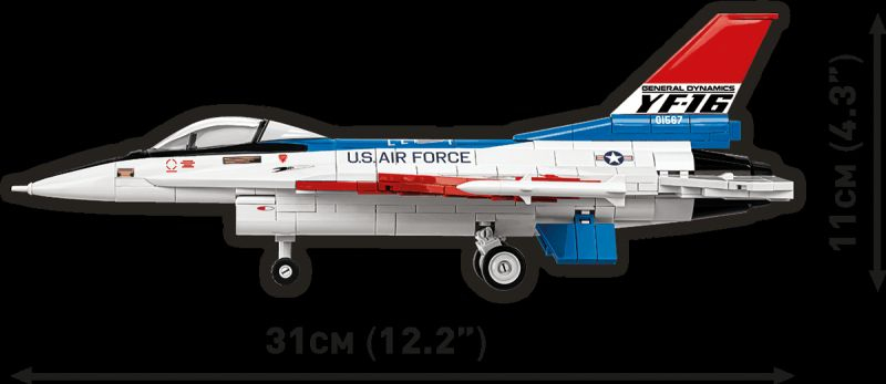COBI Stavebnica AF F-16 (YF-16) First Flight 1974 (COBI-5892)