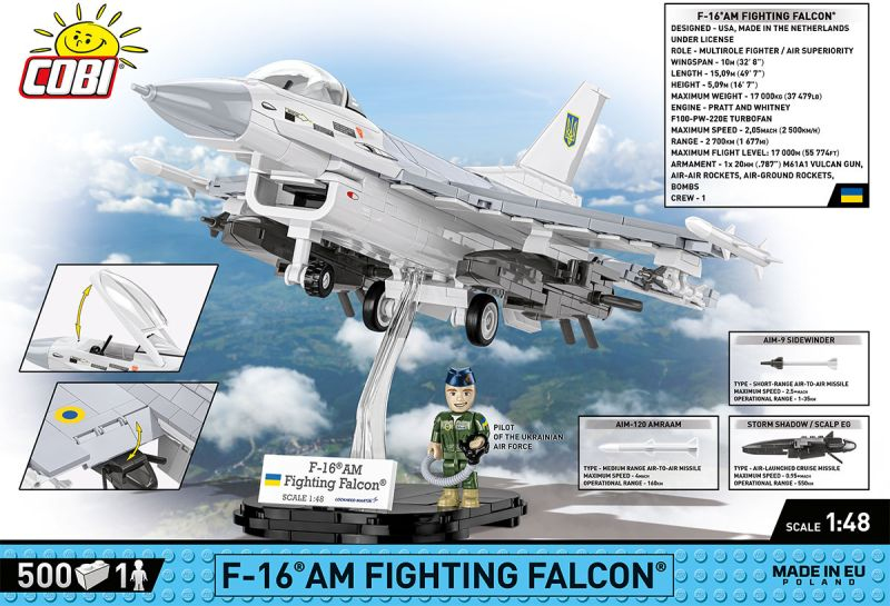 COBI Stavebnica AF F-16 AM Fighting Falcon (COBI-5893)