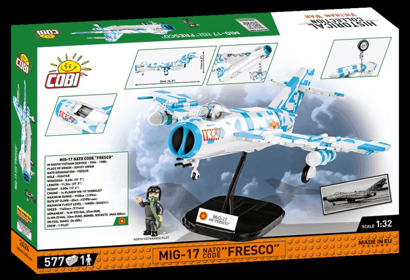 COBI Stavebnica VW MIG-17 Nato Code "Fresco" (COBI-2424)