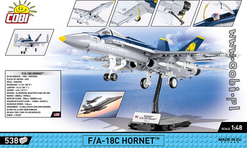 COBI Stavebnica AF F/A-18C Hornet USA (COBI-5810)