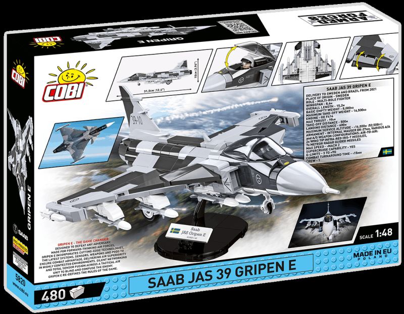 COBI Stavebnica AF Saab JAS39 Gripen E (COBI-5820)