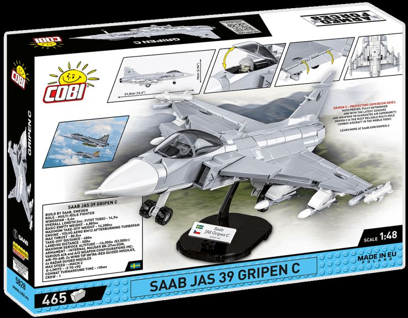 COBI Stavebnica AF Saab JAS39 Gripen C (COBI-5828)