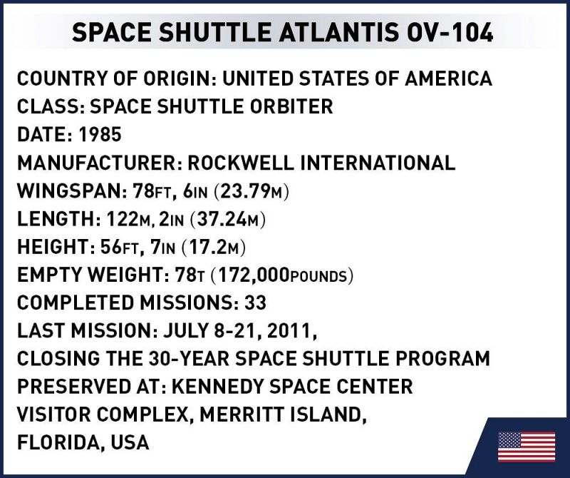 COBI Stavebnica HC Space Shuttle Atlantis (COBI-1930)