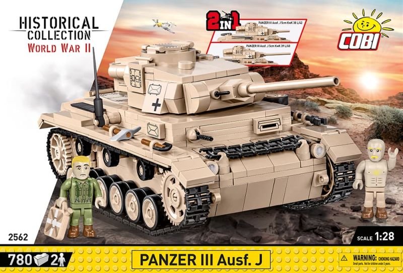 COBI Stavebnica HC WW2 Panzer III Ausf. J (COBI-2562)