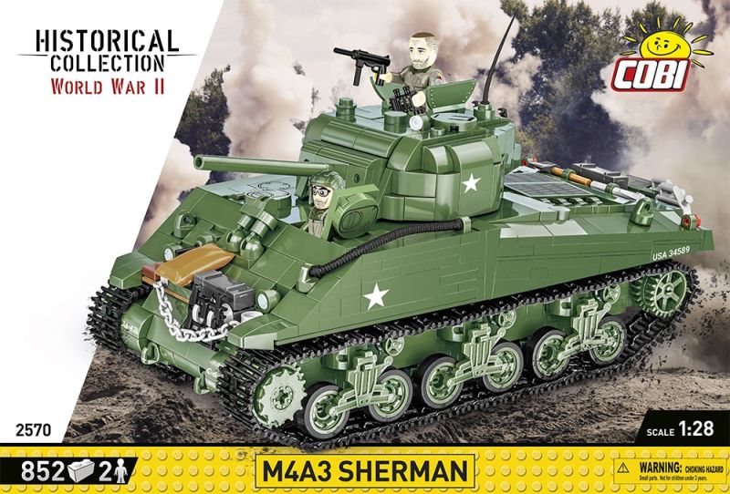 COBI Stavebnica HC WW2 M4A3 Sherman (COBI-2570)