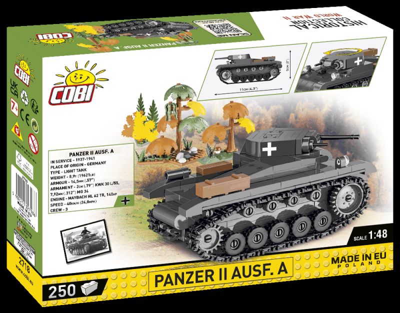 COBI Stavebnica HC WW2 Panzer II Ausf. A (COBI-2718)